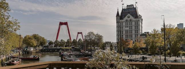 De Oude Haven in de herfstmaanden in Rotterdam. Ligt het er niet prachtig bij?