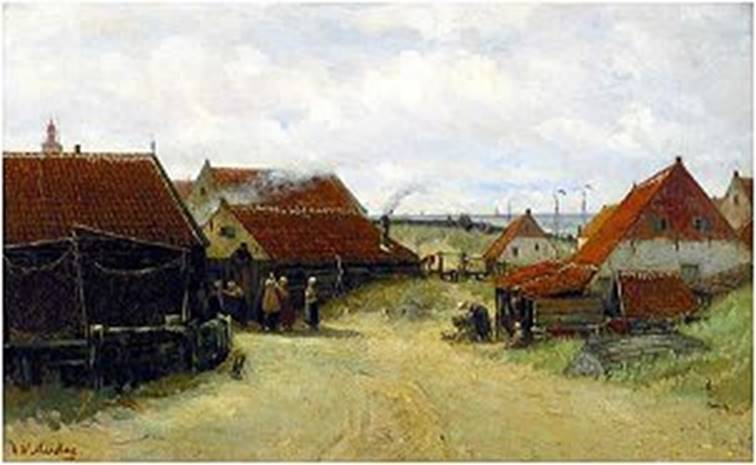 Bij de vuurtoren (Mesdag, 1873)