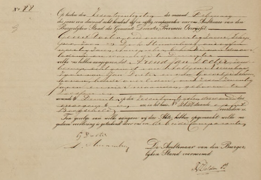 Afbeelding met handschrift, brief, papier, tekst
Automatisch gegenereerde beschrijving